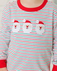 Christmas Candy Stripe Santa Set