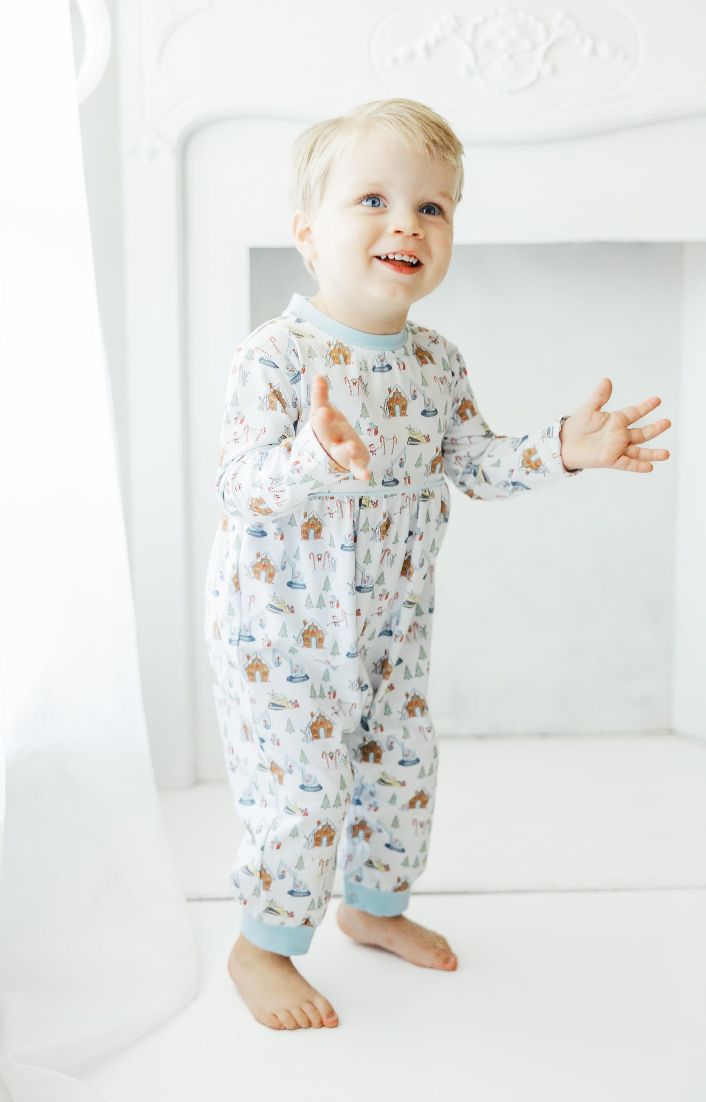 Constructing Christmas Patrick Romper