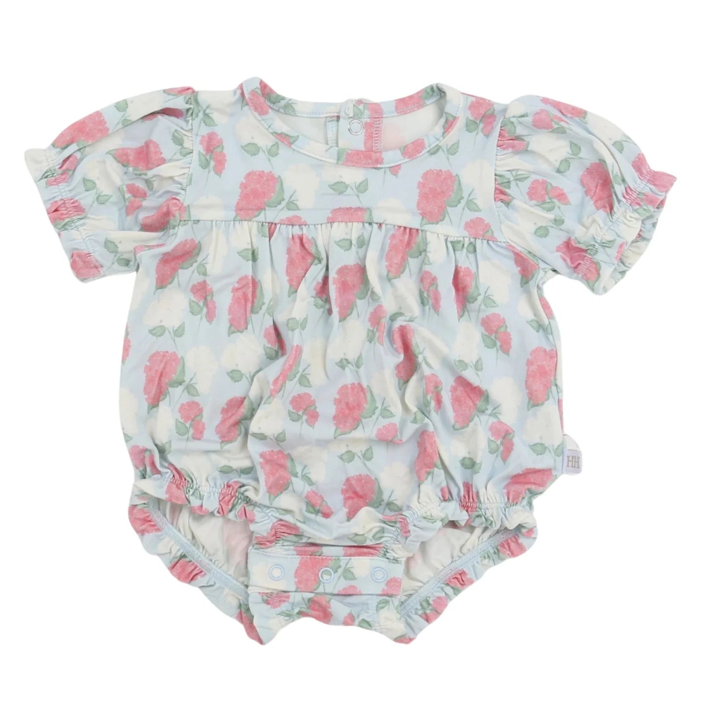 Girls Pink Hydrangeas Bamboo Bubble