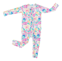 Dahlia Ruffle Convertible Romper Pajama