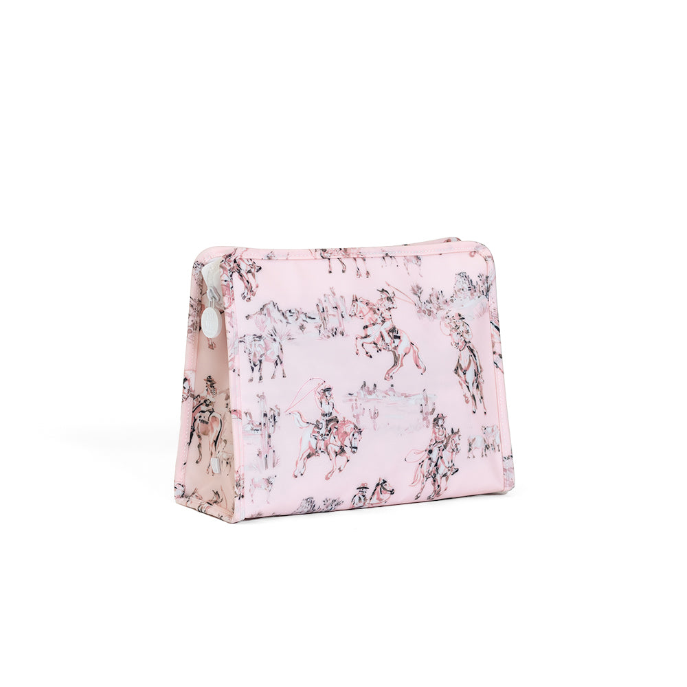 ROADIE LARGE Zip Pouch - COWGIRL TOILE