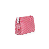 ROADIE LARGE Zip Pouch - GINGHAM RED