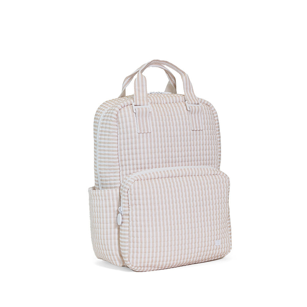QUILTED ALL YOU NEED BAG - PIMLICO STRIPE SAND