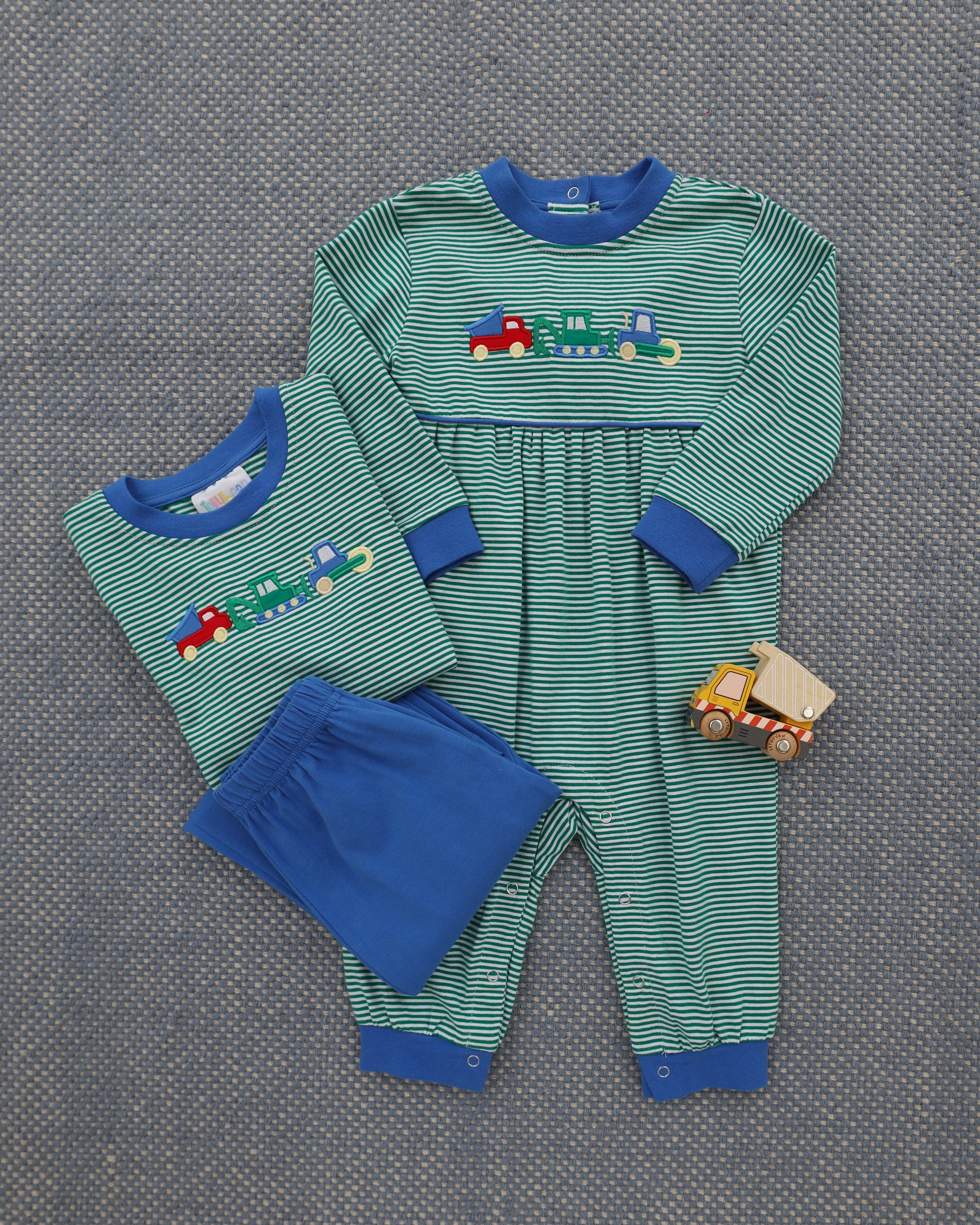 Dig, Dump, and Roll Romper