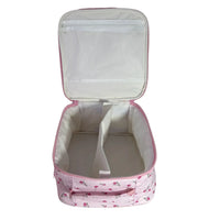 Striped Purple Bow Lunchbox