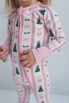 Pinkmas Zipper Romper