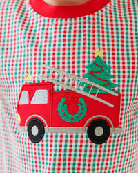 Festive Firetruck Romper