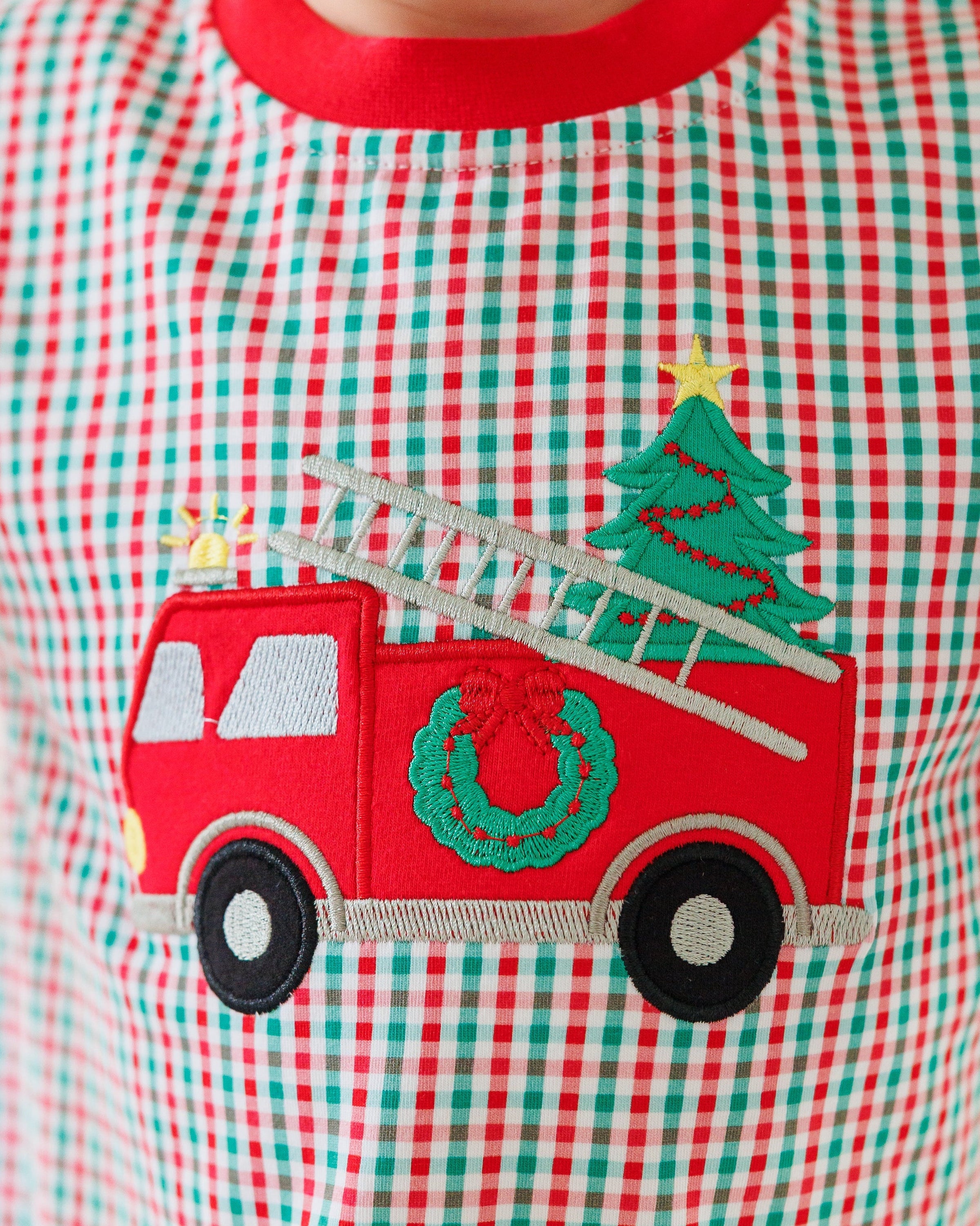 Festive Firetruck Romper