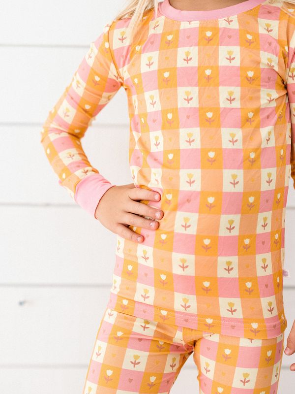 Autumn Blossom Bamboo PJ Set