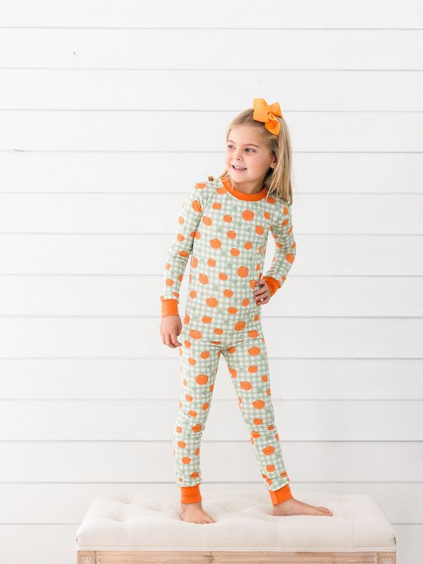 Cozy Pumpkin Bamboo PJ Set