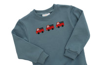Firetruck Trio French Terry Pullover