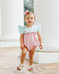 French Knot Bow Scallop Bubble