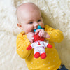 University of Arkansas Big Red Mascot Gamezies Pacifier