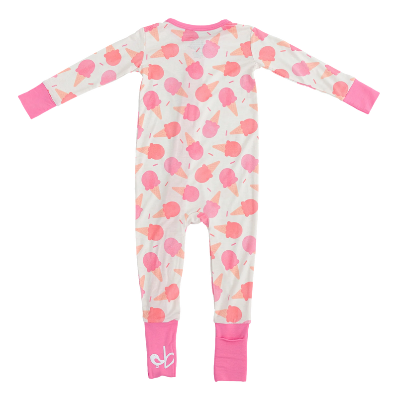 Goldie Ruffle Convertible Zipper Pajama