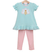 Give Thanks Ruffle Pants Set