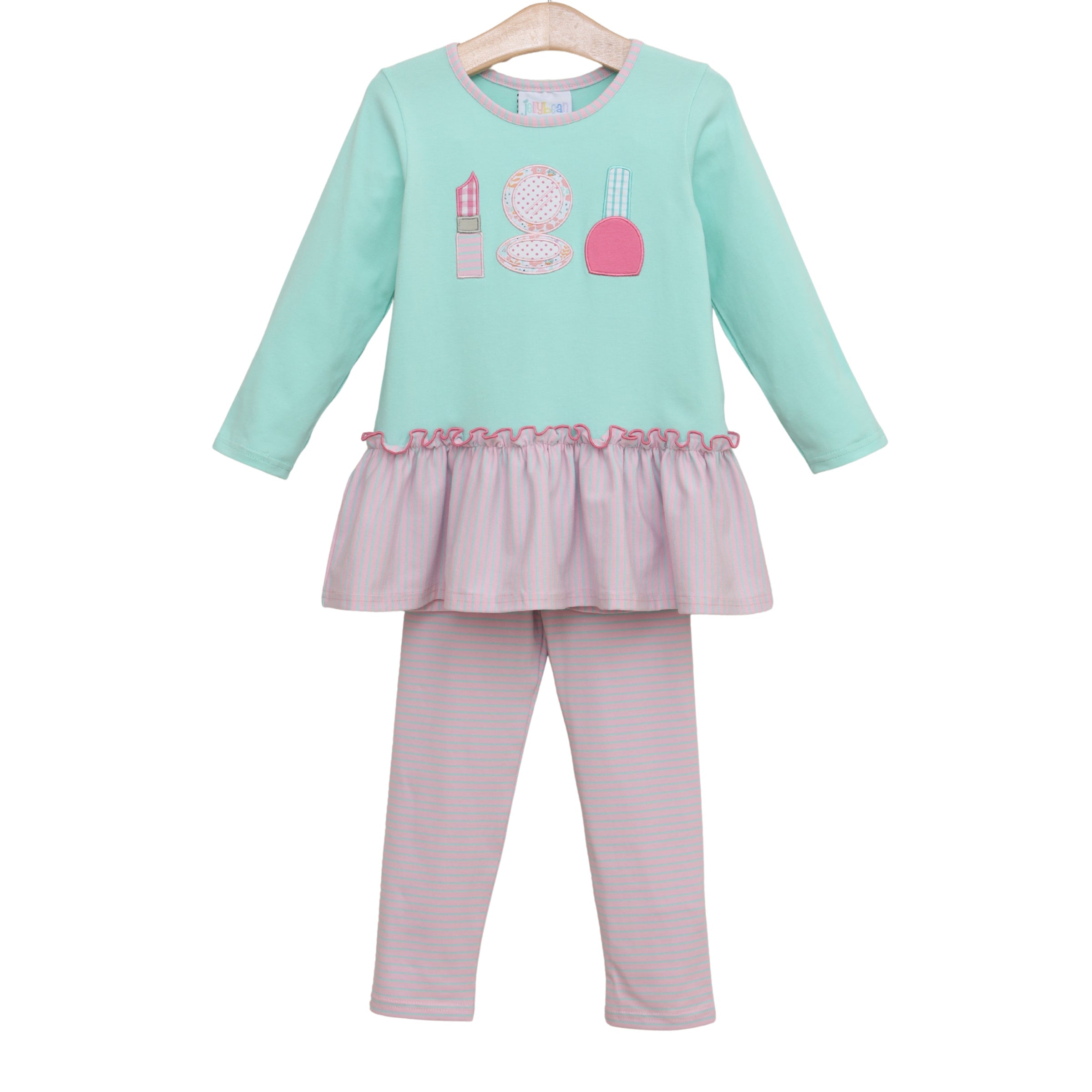 Glam Trio Ruffle Pants Set