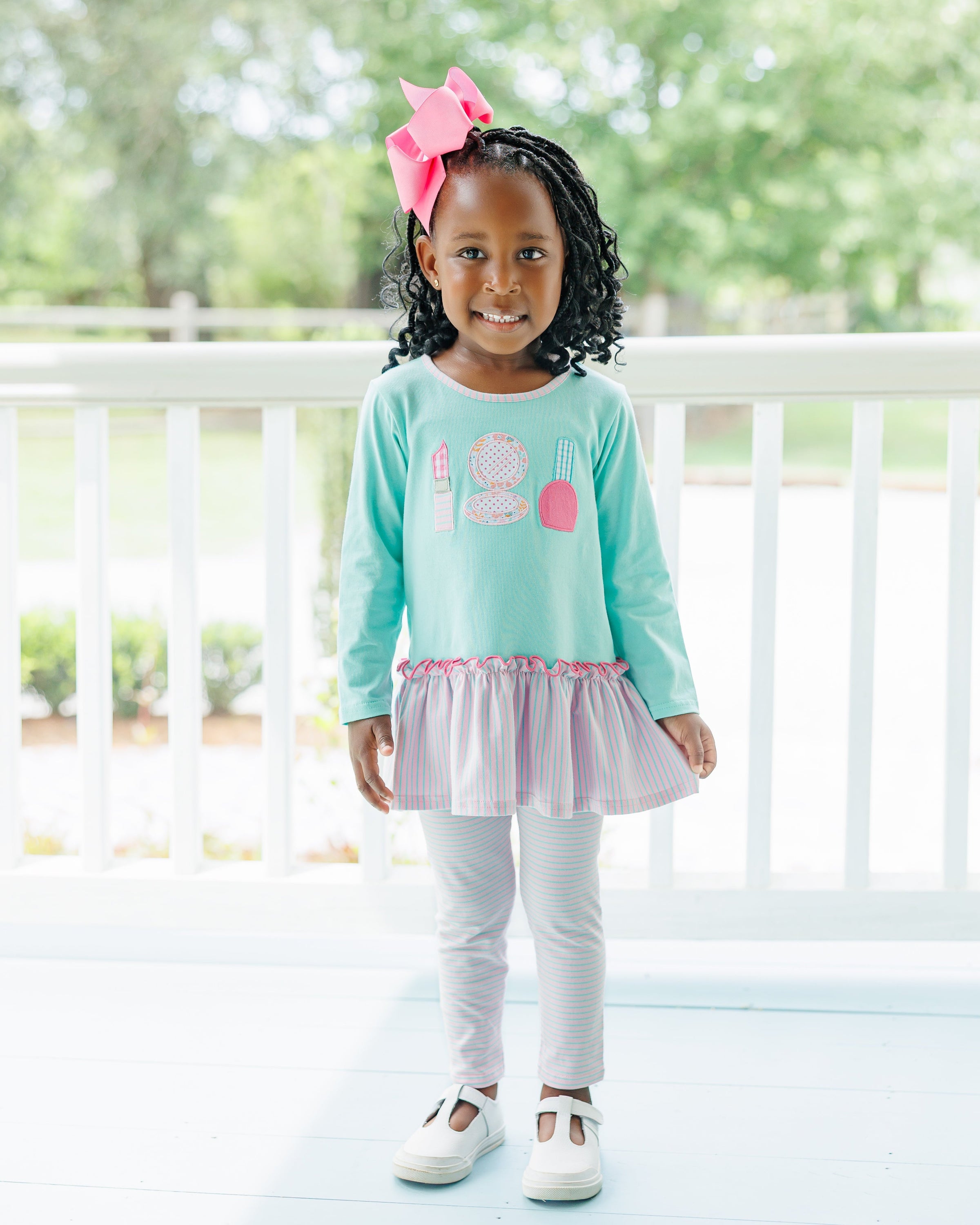 Glam Trio Ruffle Pants Set