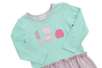 Glam Trio Ruffle Pants Set