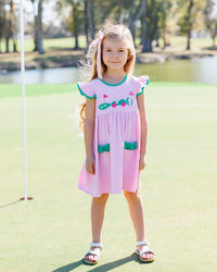 Gone Golfing Ruffle Pocket Dress