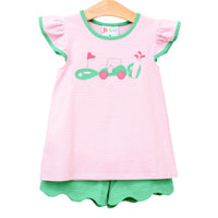 Gone Golfing Scallop Short Set