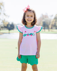 Gone Golfing Scallop Short Set