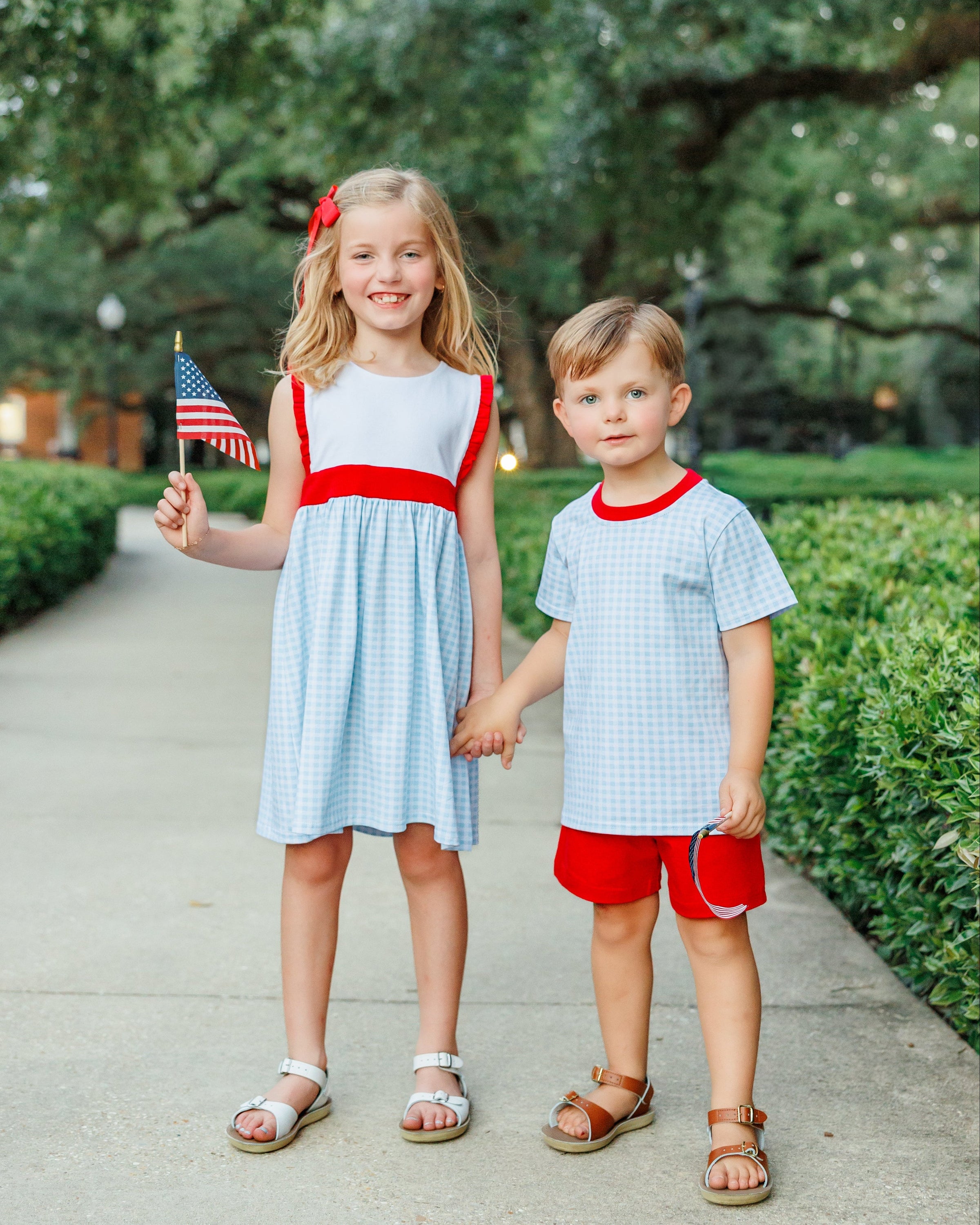 Southern Summer Gingham- Graham Short Set