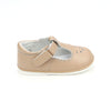 Dottie Scalloped T-Strap Mary Jane in Latte