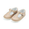 Dottie Scalloped T-Strap Mary Jane in Latte