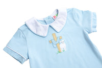 He Is Risen Collared Short Set