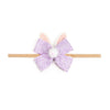 Lavender Lace Easter Bunny Bow Baby Headband