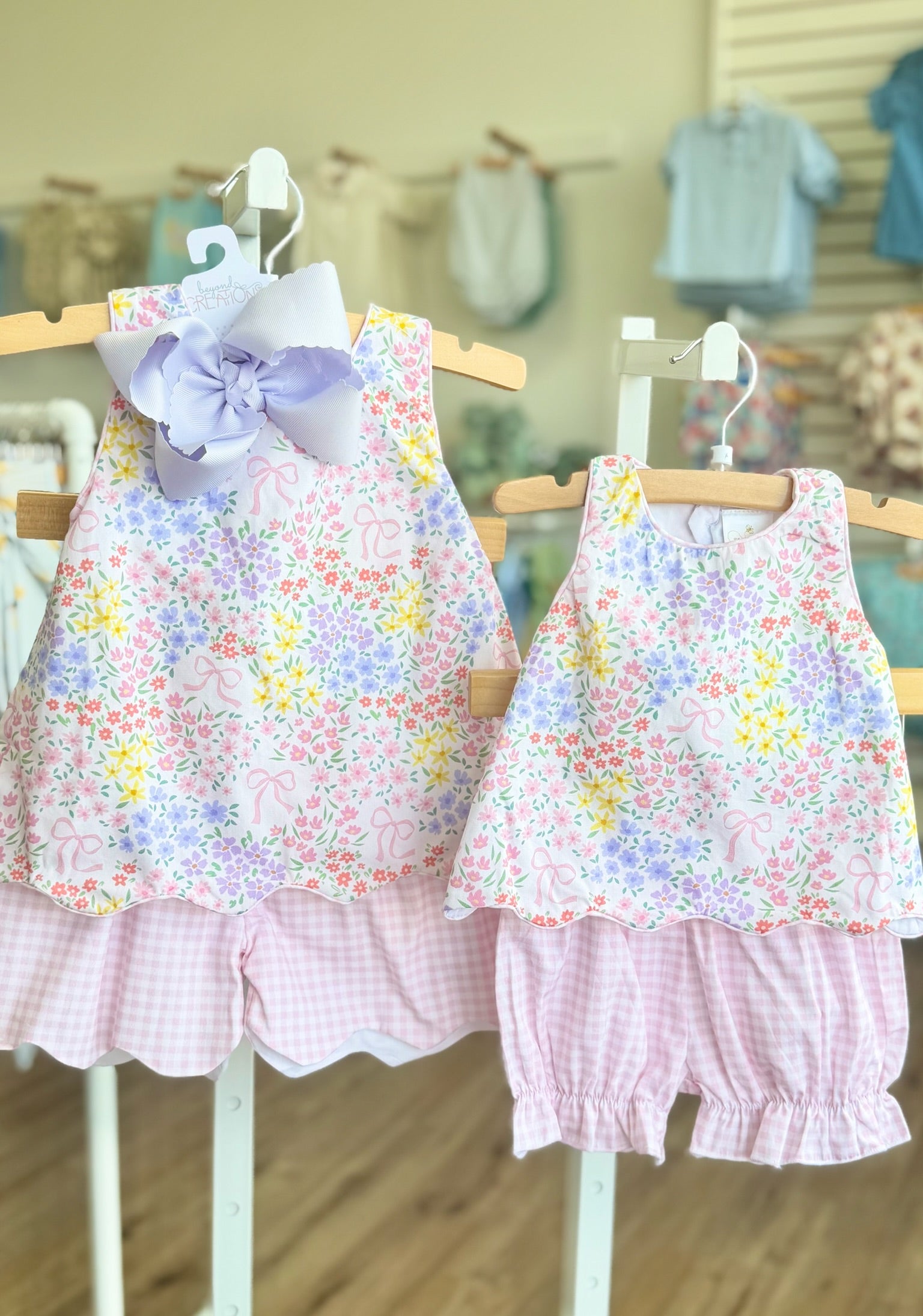 Libby Scallop Bloomer Set