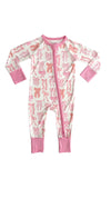 Spring Floral Bows Zipper Sleeper