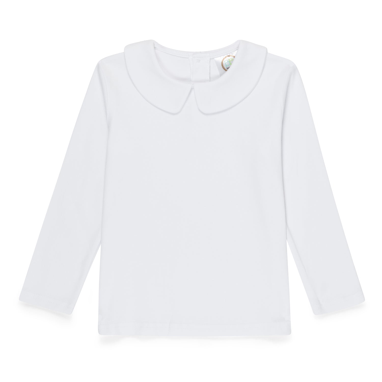 Unisex Long Sleeve Peter Pan Collar Tee Shirt