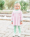 Annie Pant Set - Light Pink Stripe/Mint