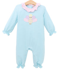 Pastel Turkey Ruffle Romper
