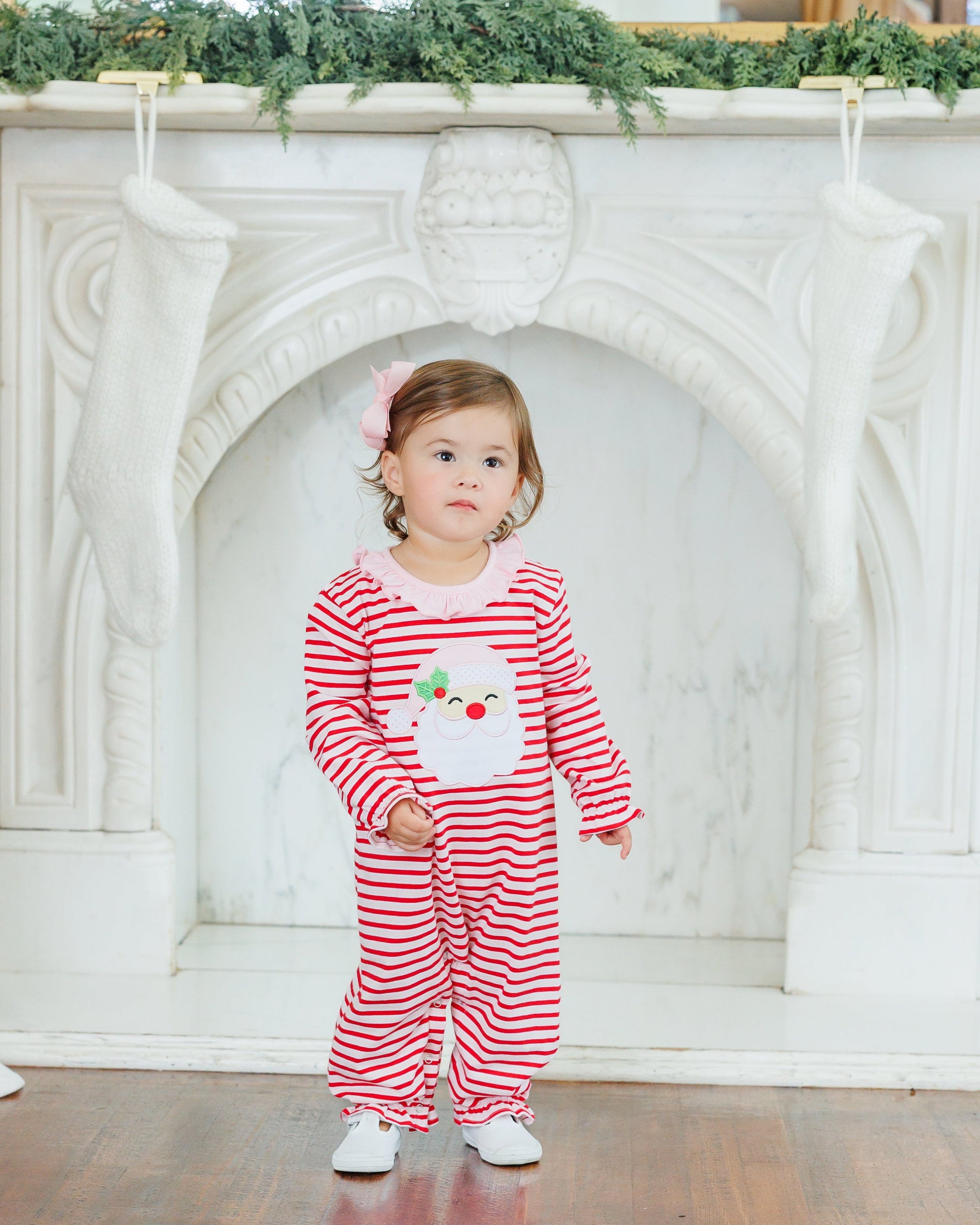 Jolly St. Nick Ruffle Romper