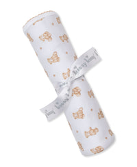 Kissy Kissy Teddy Bear Time Blanket