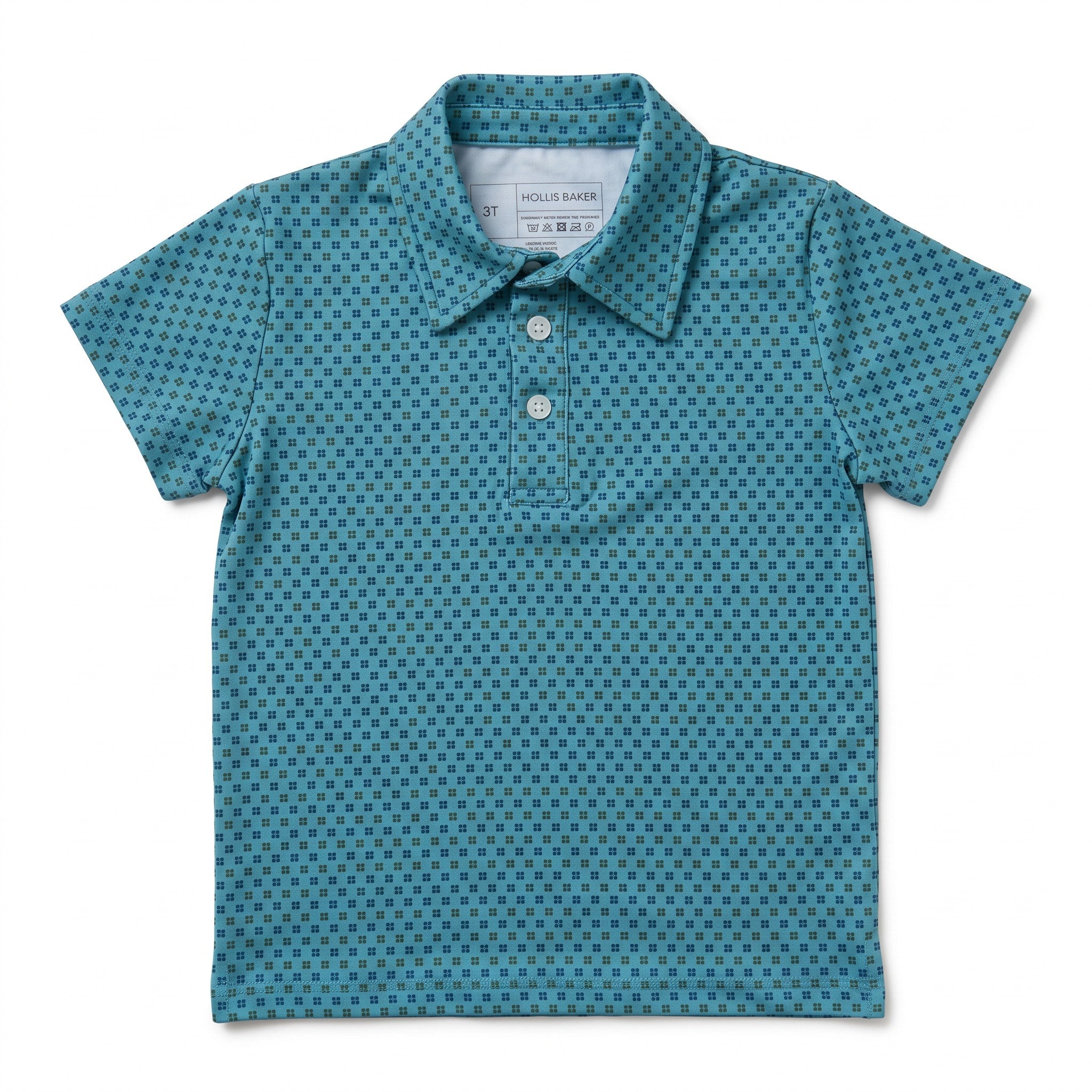 Kyle Polo - Blue + Green Geometric