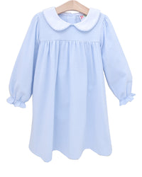 Lottie Dress - Light Blue Stripe
