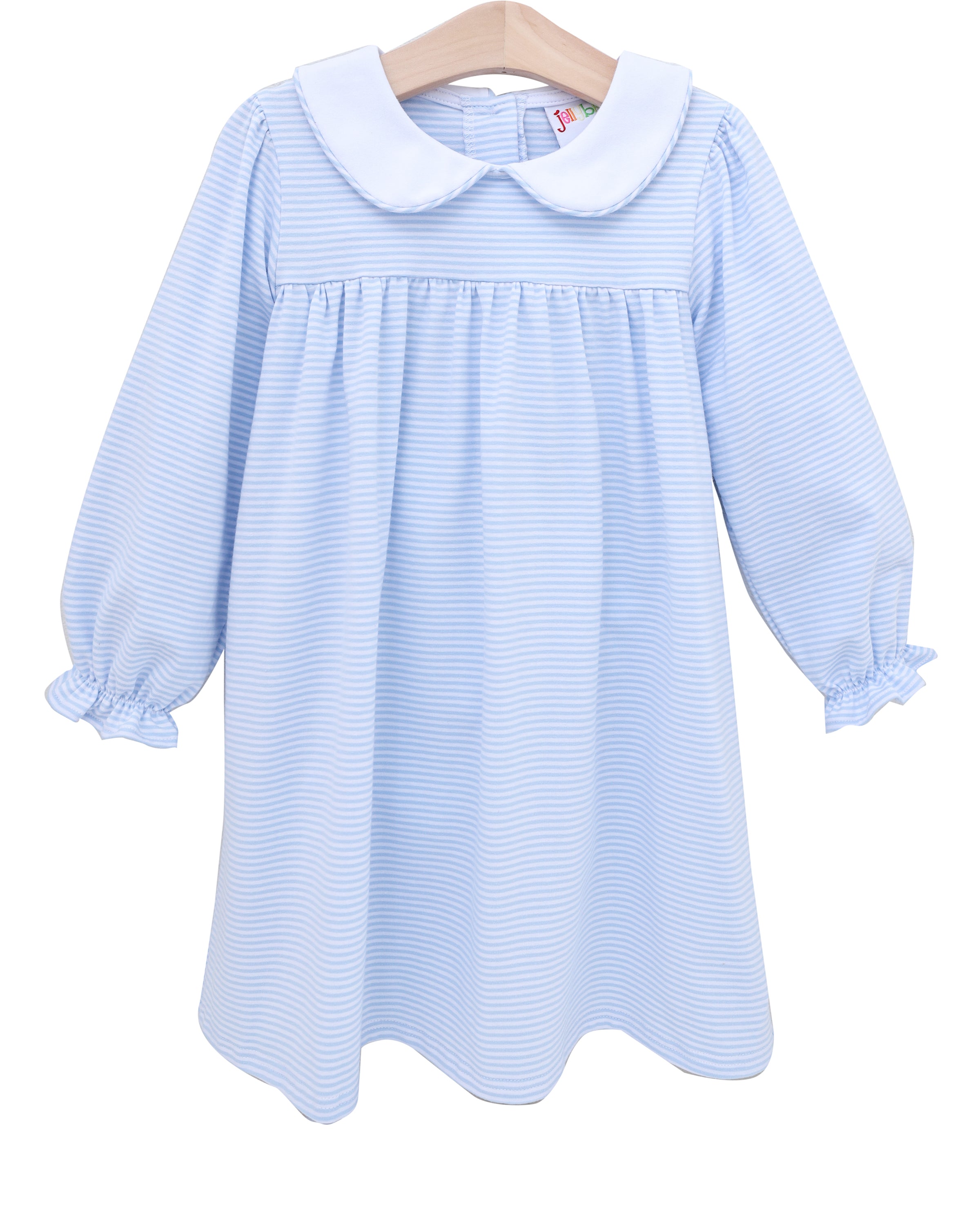 Lottie Dress - Light Blue Stripe