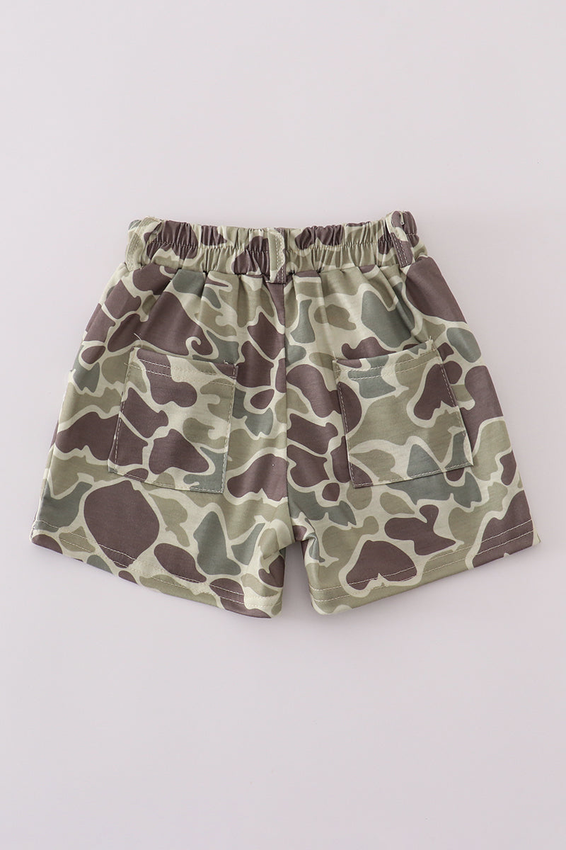 Light Camo Printed Shorts