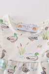 Duck Pond Bow Ruffle Bubble