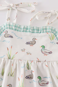Duck Pond Ruffle Dress