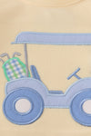 Golf Cart Applique 2 Piece Shorts Set