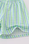 Golf Cart Applique 2 Piece Shorts Set