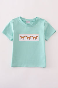 Mint Hunting Puppy Top