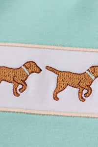 Mint Hunting Puppy Top