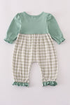 Mallard Duck Embroidery Ruffle Romper