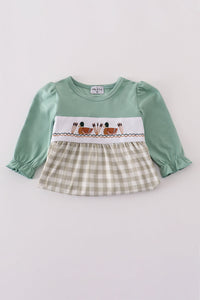 Mallard Duck Embroidery Ruffle Romper