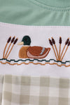 Mallard Duck Embroidery Romper